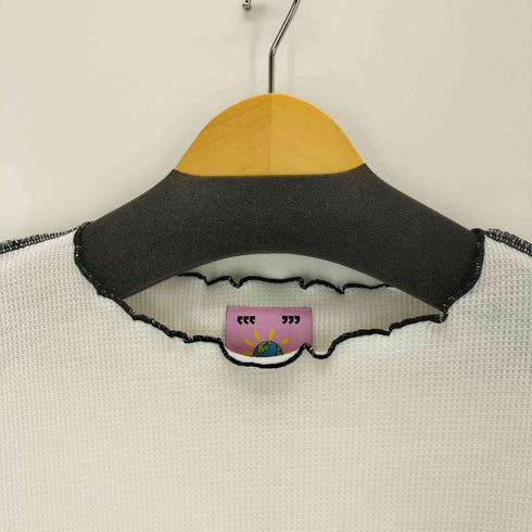 ユニフ UNIF ワッフルメロウトップス レディース import:L